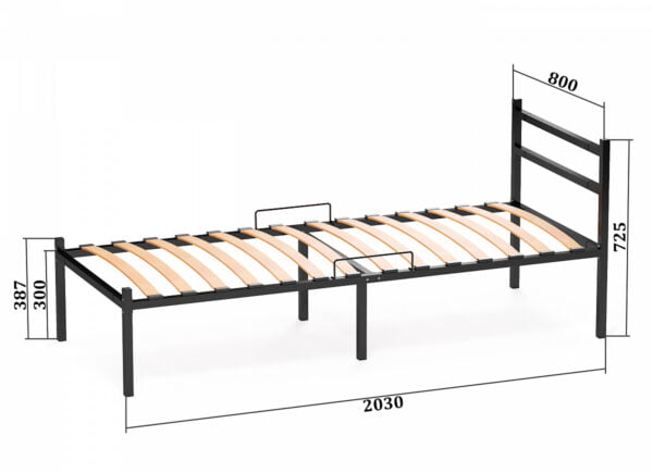 Одноместная кровать LOFT PRIMA 80-200 / 90-200 1