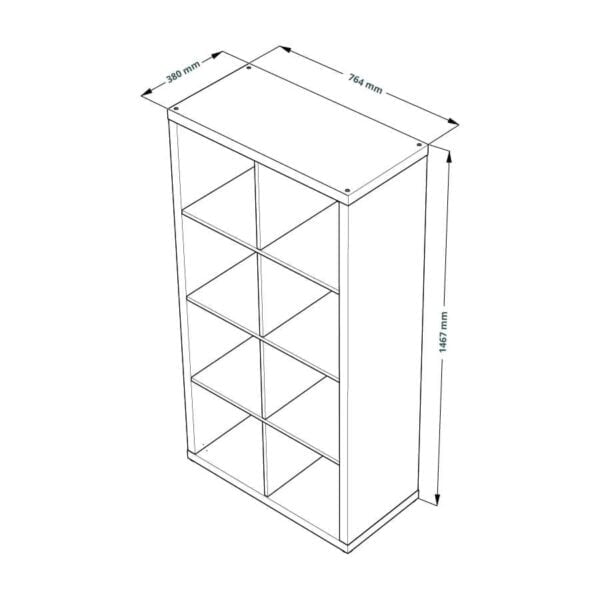 Белорусский стеллаж / полки FORA 8 (белый) 4